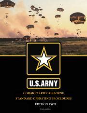 This Standard Operating Procedure (SOP) provides procedures for asbestos air sampling by drawing a known volume of air through a mixed cellulose ester (MCE) filter. . Common army airborne standard operating procedures pdf